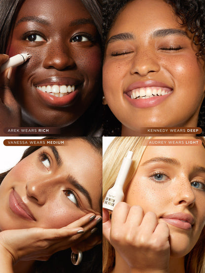go with the faux freckle stamp
